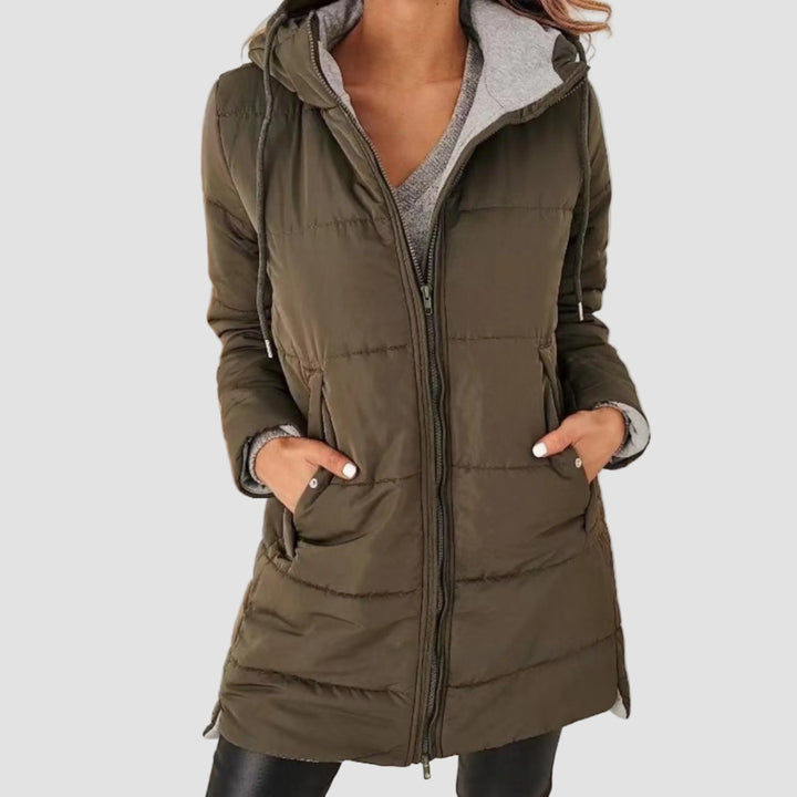Severine – Women's Mid-Length Hooded Puffer Jacket