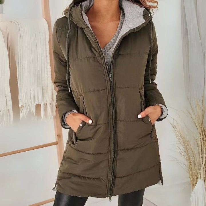 Severine – Women's Mid-Length Hooded Puffer Jacket