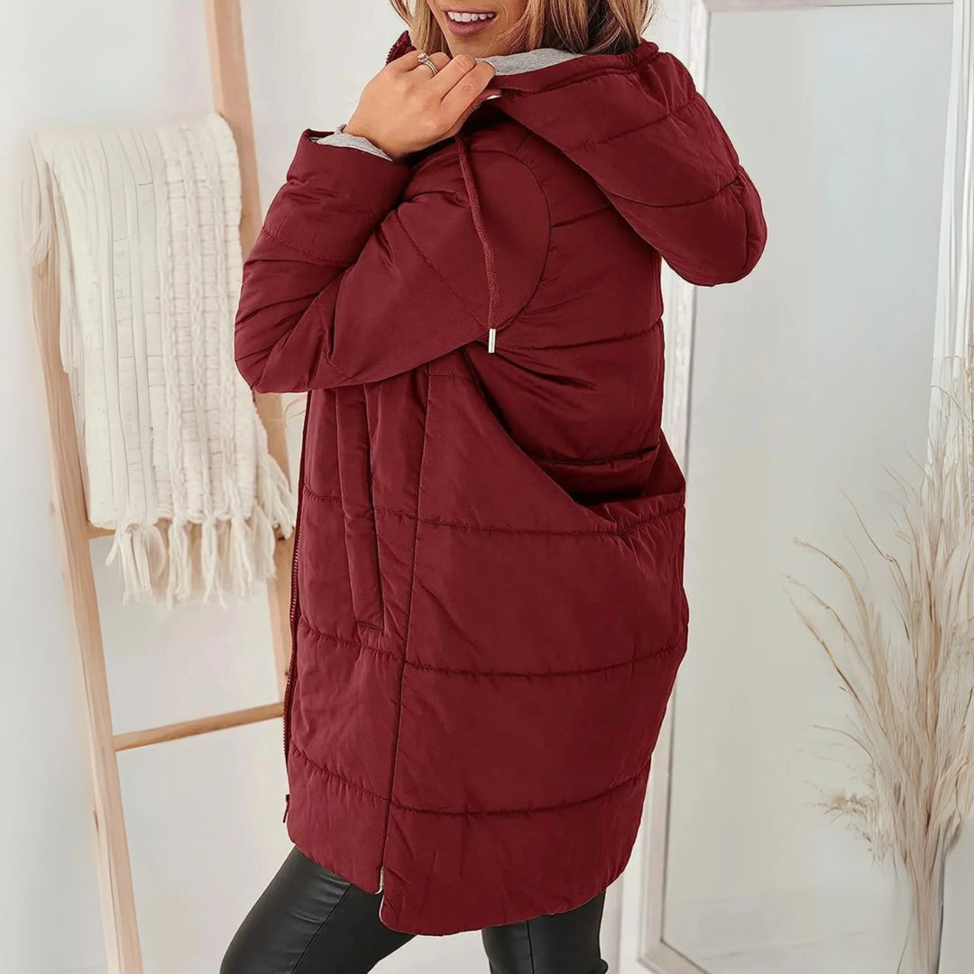 Severine – Women's Mid-Length Hooded Puffer Jacket
