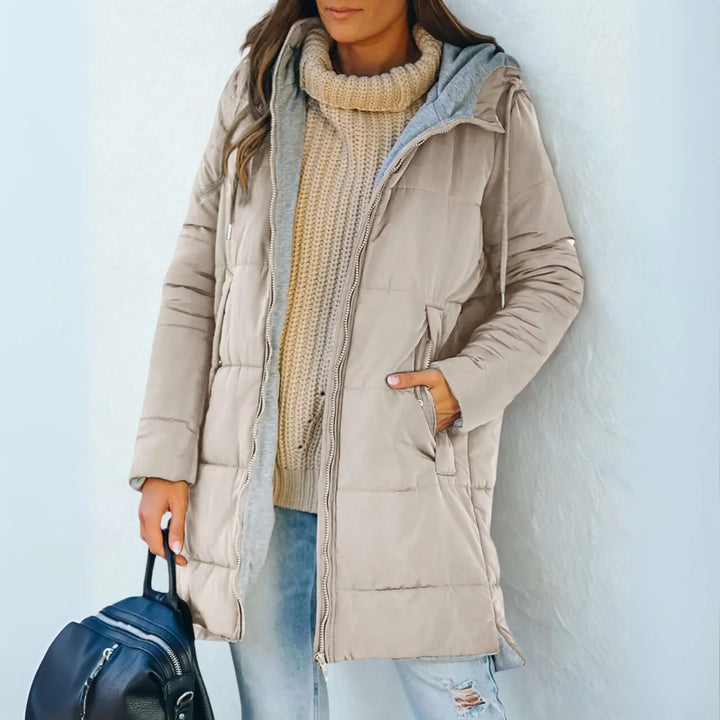 Severine – Women's Mid-Length Hooded Puffer Jacket