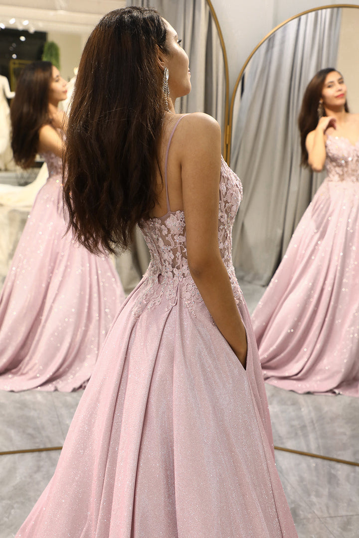 Miriam – Embellished Floral Ball Gown Wedding Guest Dress