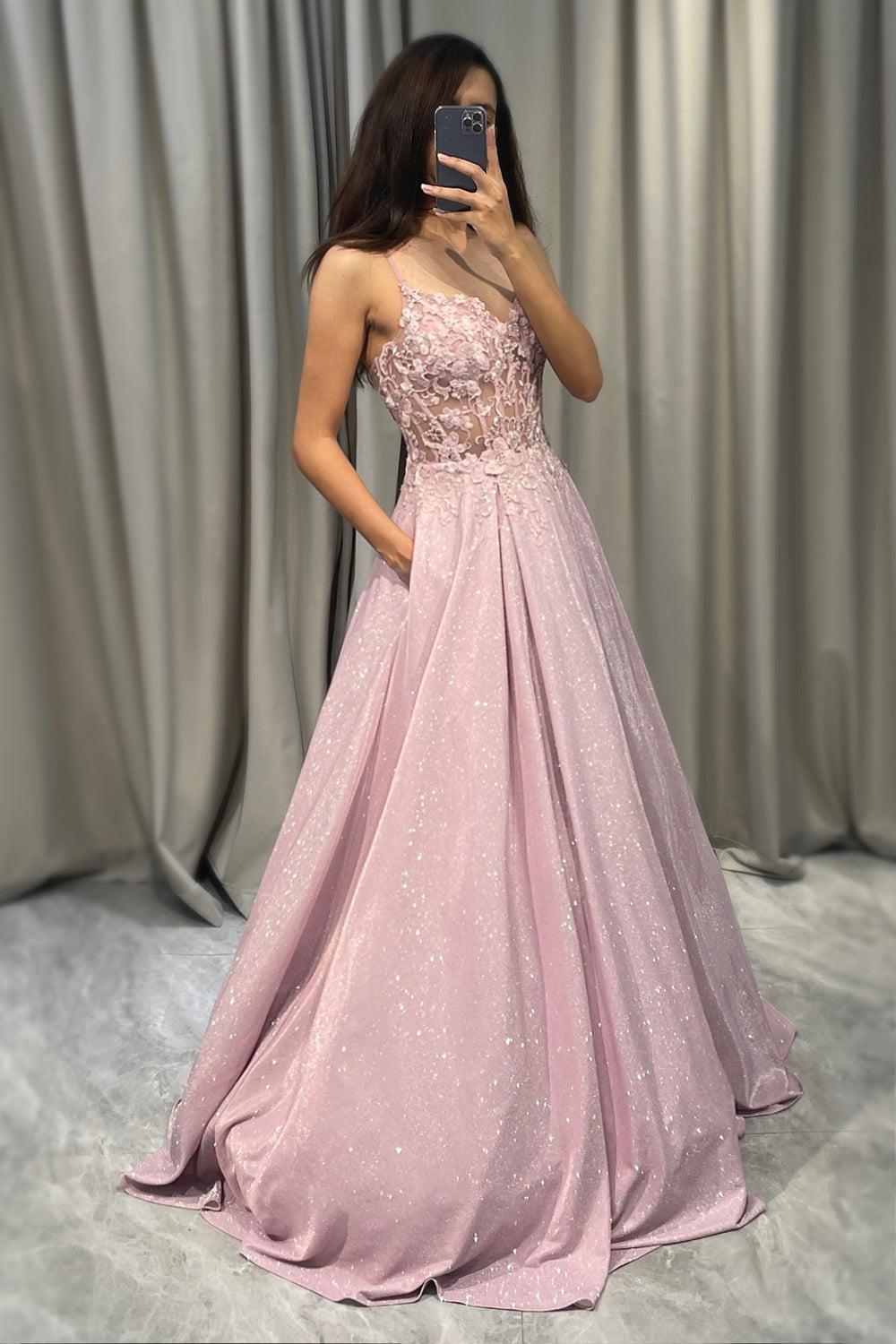 Miriam – Embellished Floral Ball Gown Wedding Guest Dress