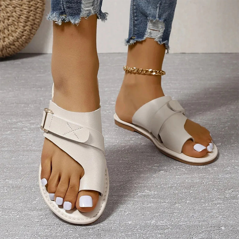 Cameron – Buckle-Strap Mule Sandals