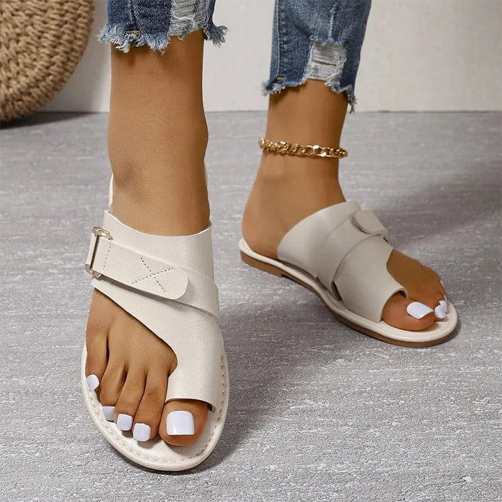 Cameron – Buckle-Strap Mule Sandals