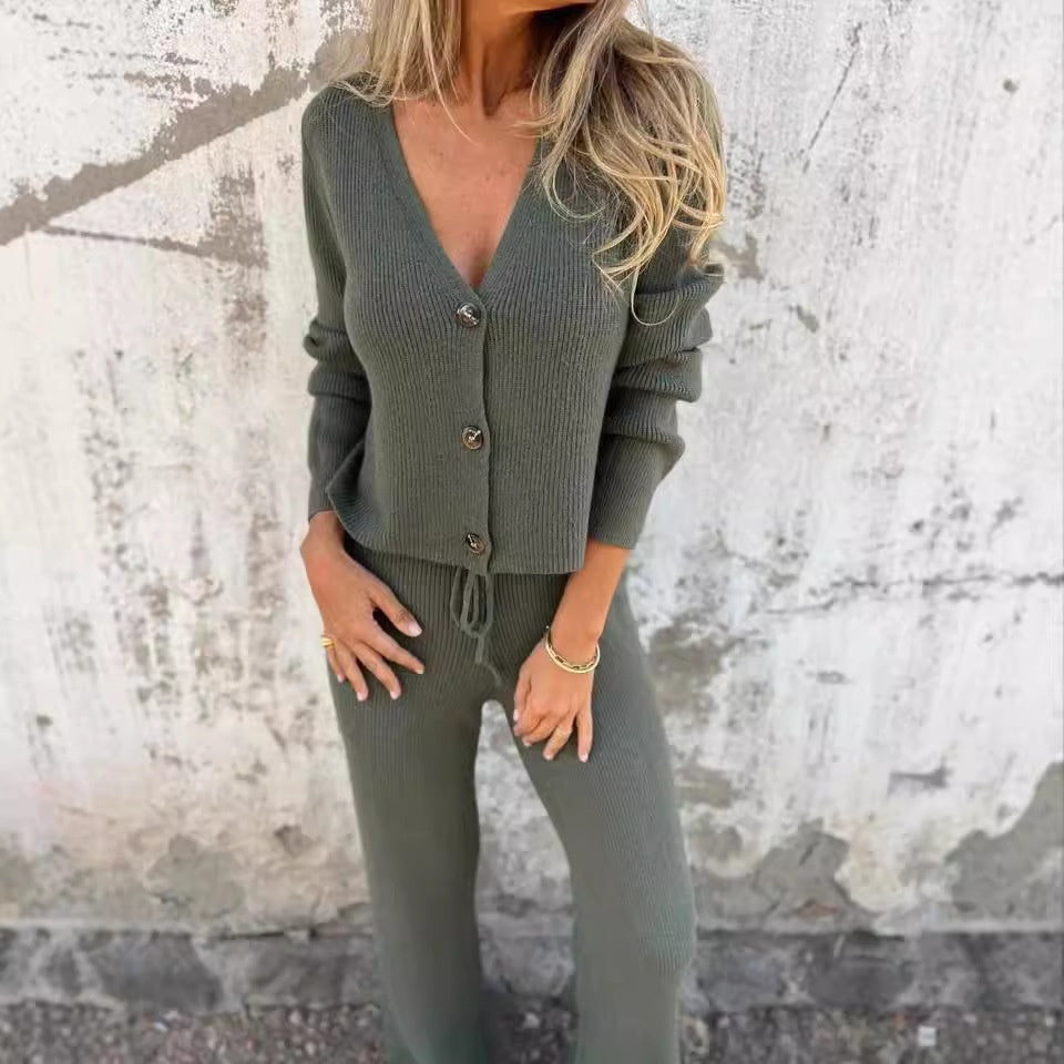 Lauren – Relaxed Two Piece Cardigan Set