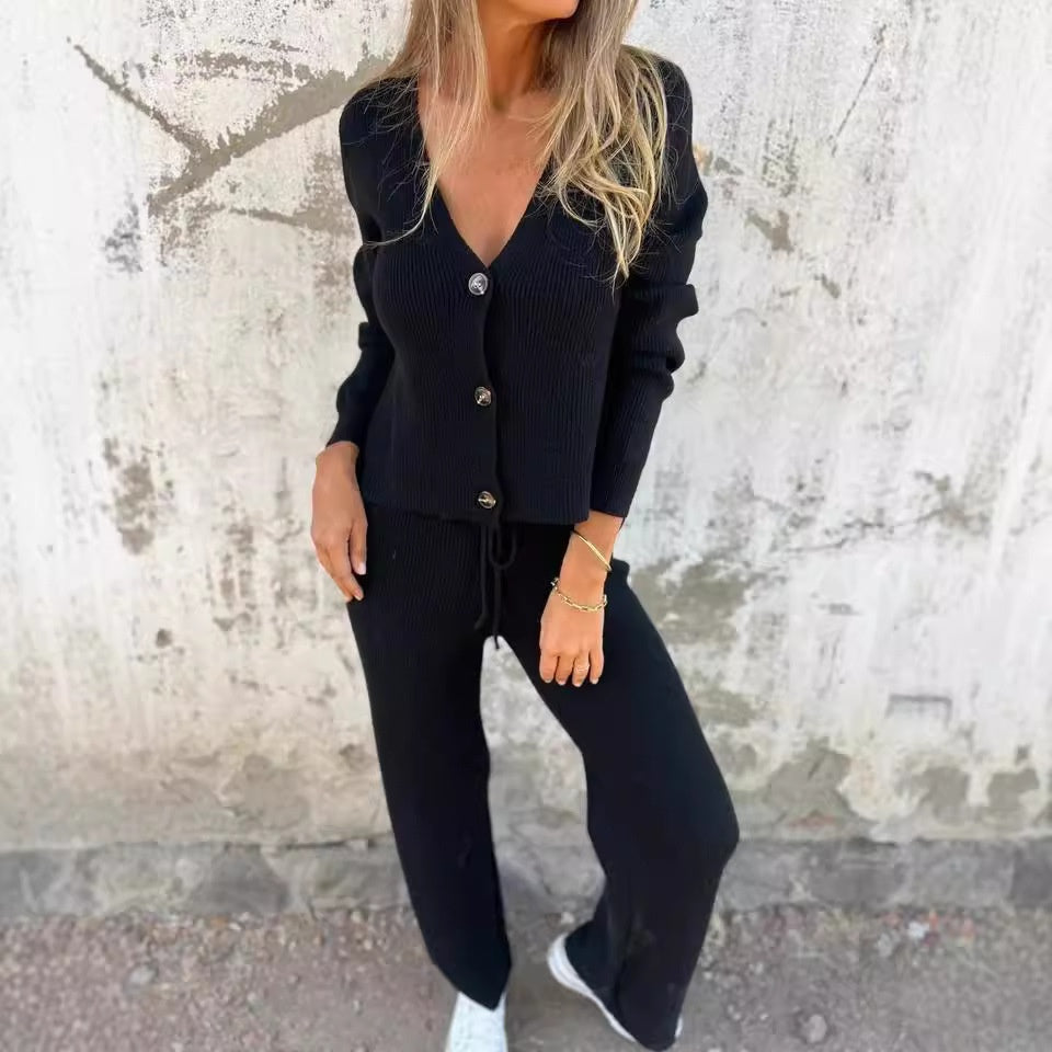 Lauren – Relaxed Two Piece Cardigan Set