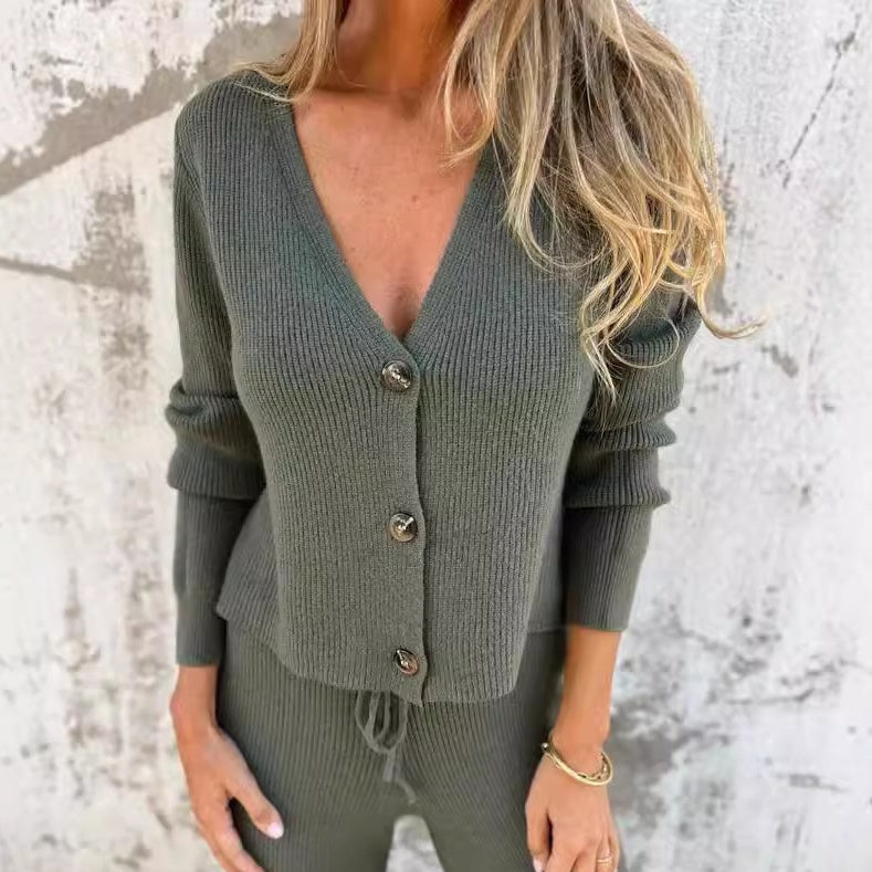 Lauren – Relaxed Two Piece Cardigan Set