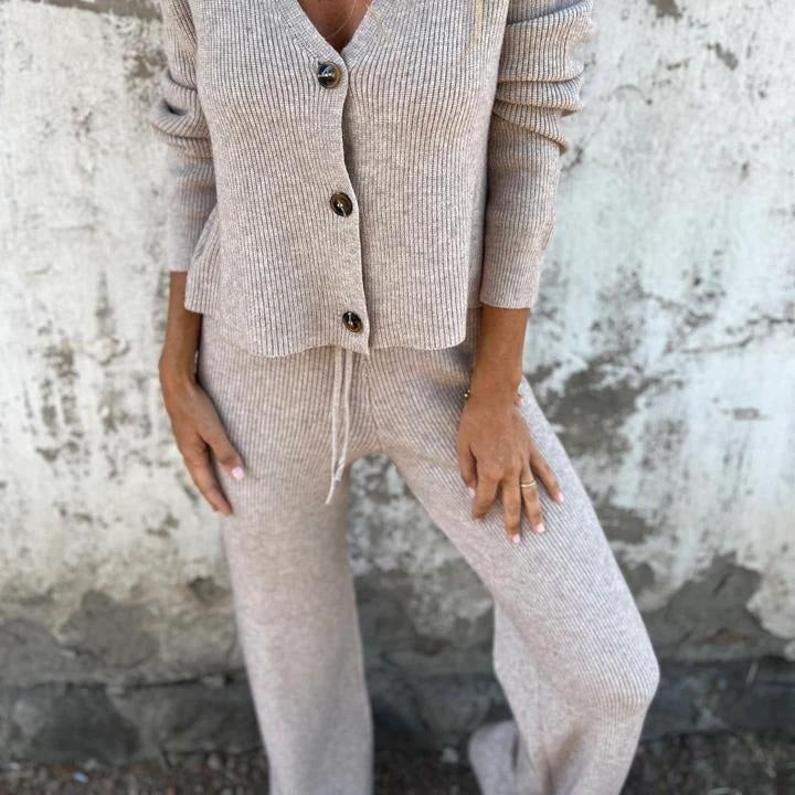 Lauren – Relaxed Two Piece Cardigan Set