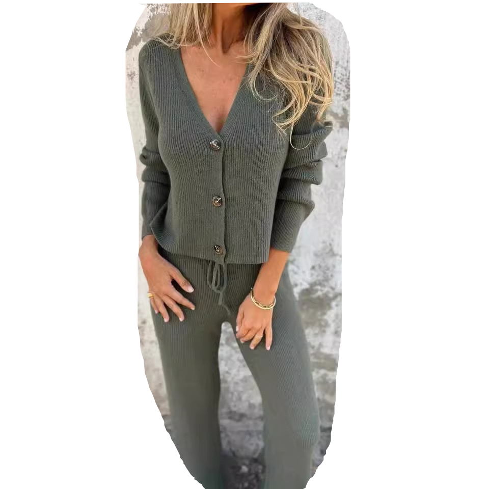 Lauren – Relaxed Two Piece Cardigan Set