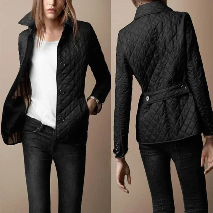 Image of Stella | Women's Button-Down Quilted Jacket