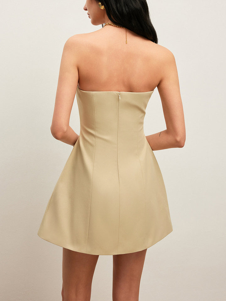 Norma – Strapless A-Line Mini Dress