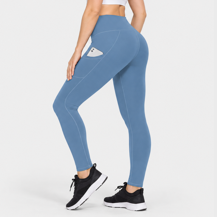 Isolde – High-Waisted Thermal Leggings with Side Pocket for Women