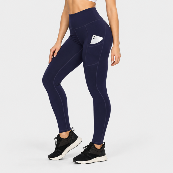 Isolde – High-Waisted Thermal Leggings with Side Pocket for Women