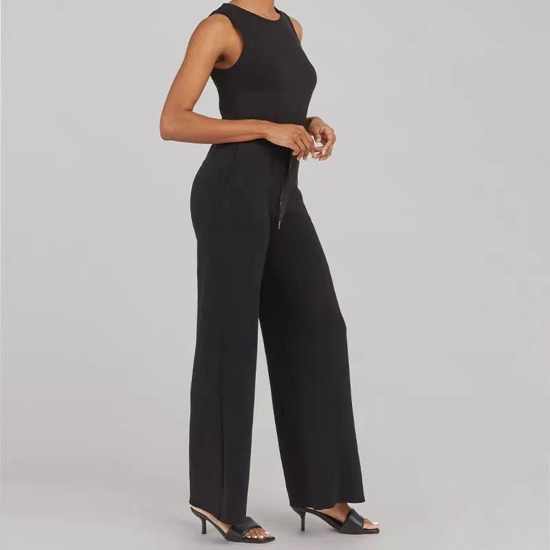 Stella – Elegant Sleeveless Jumpsuit with Wide-Leg Silhouette