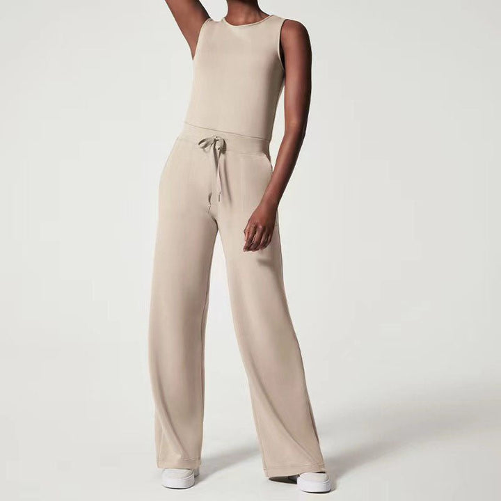 Stella – Elegant Sleeveless Jumpsuit with Wide-Leg Silhouette