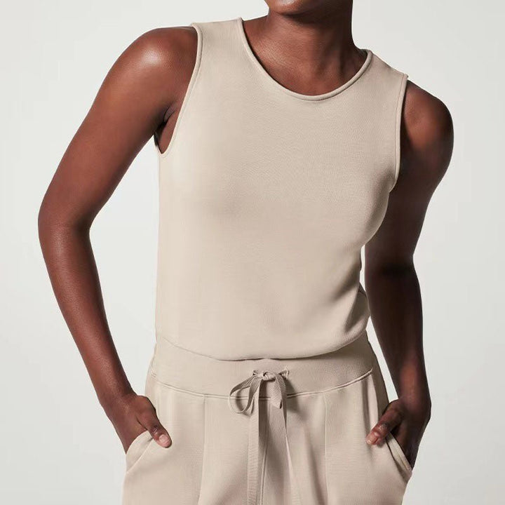 Stella – Elegant Sleeveless Jumpsuit with Wide-Leg Silhouette