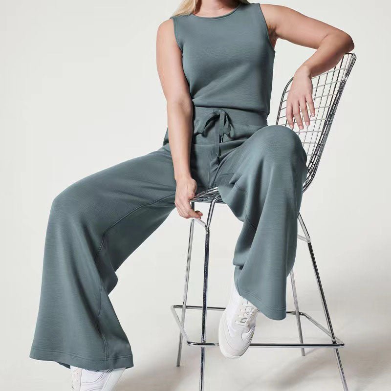 Stella – Elegant Sleeveless Jumpsuit with Wide-Leg Silhouette