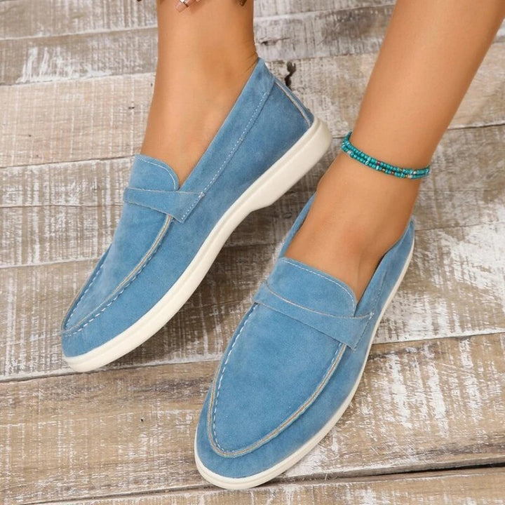 Mina – Penny Strap Slip-On Loafers for Women