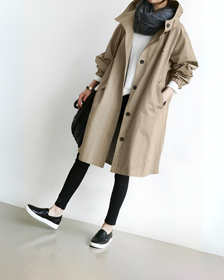Zola – Women's Oversized Hooded Trench Coat