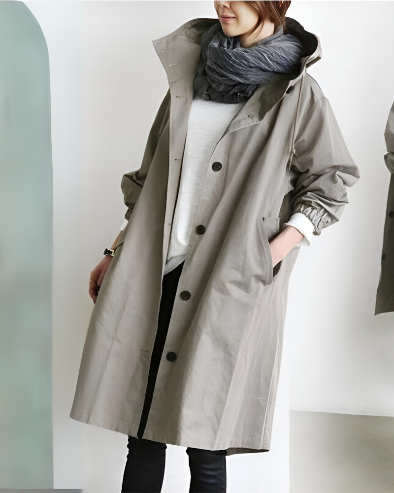 Zola – Women's Oversized Hooded Trench Coat
